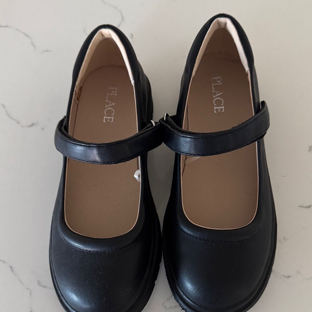 The Children's Place Classic Black Mary Jane Dress Shoes